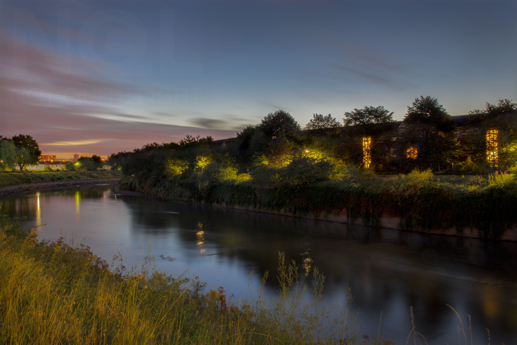 Salford Irwell dawn