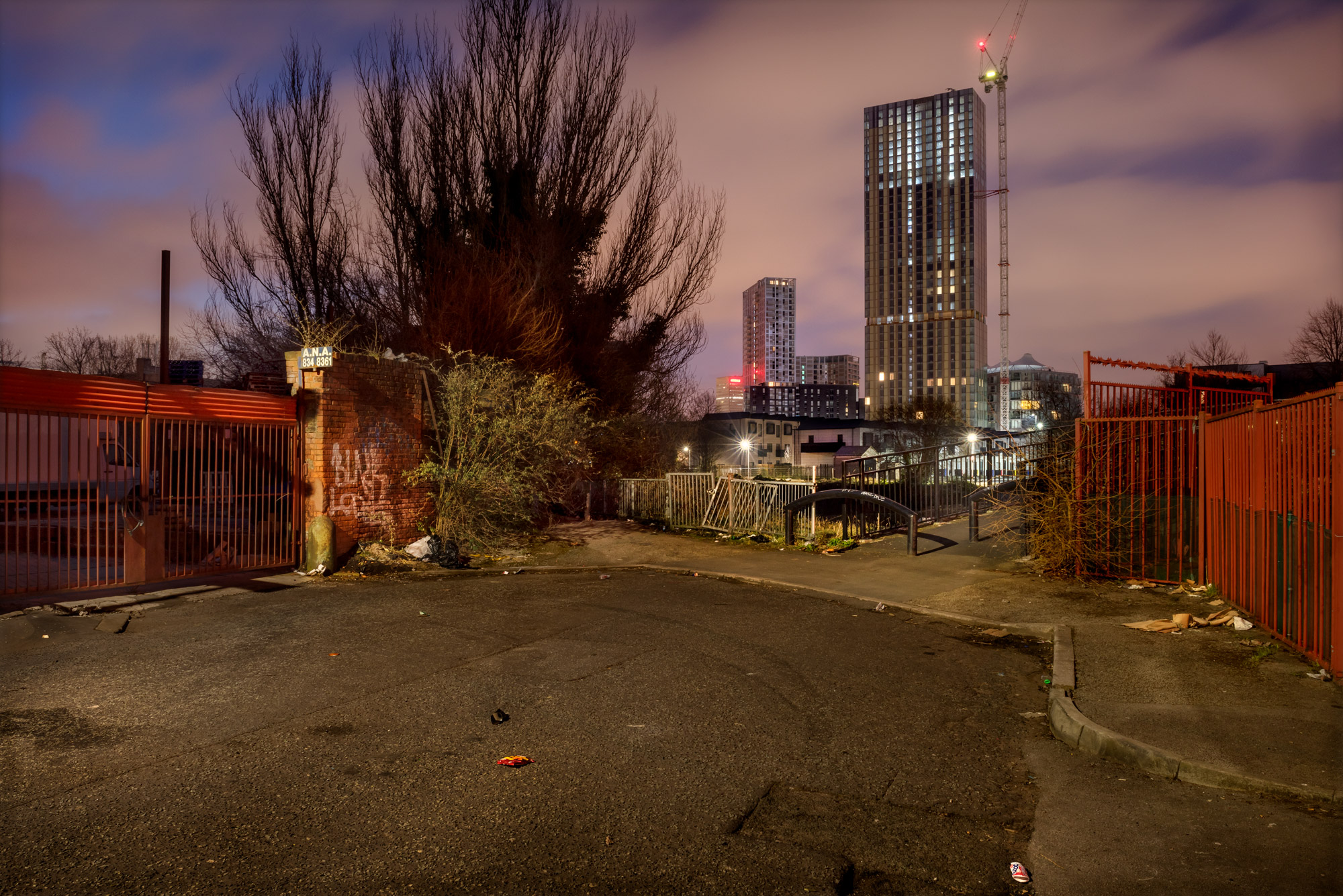 Cottenham Street in Salford, home to Private White VC